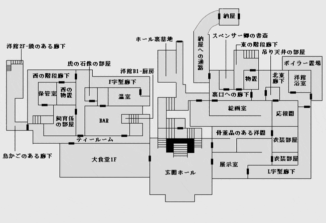 Map マップ バイオハザード1攻略 Gc版