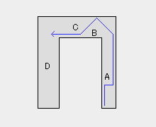 コの字廊下